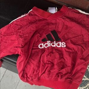 Vintage Adidas Red Windbreaker